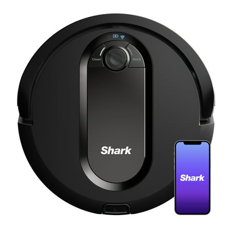 Shark EZ Robot Vacuum with Row-by-Row Cleaning, Powerful Suction, Perfect for Pet Hair, Wi-Fi, Carpets & Hard Floors (RV990)