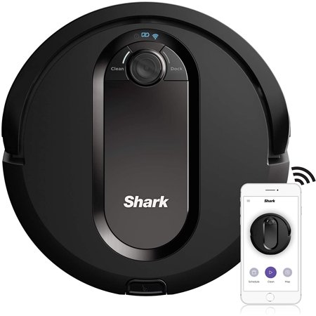 Shark IQ Robot RV1001 App-Controlled Robot Vacuum with Wifi and Home Mapping, Pet Hair Strong Suction with Alexa (Certified Refurbished)