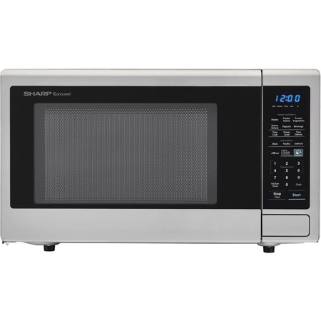 Sharp Carousel 1.4 Cu. Ft. 1000W Countertop Microwave Oven with Orville Redenbacher's Popcorn Preset