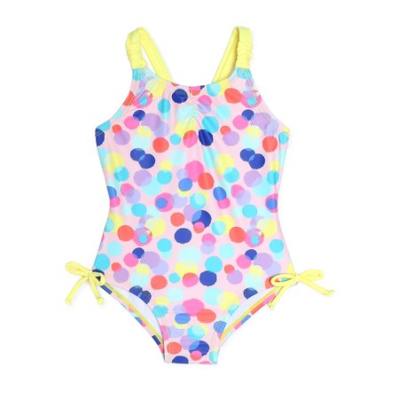 Shelloha Baby and Toddler Girls’ One Piece Swimsuit, UPF 50+. Sizes 12M-5T