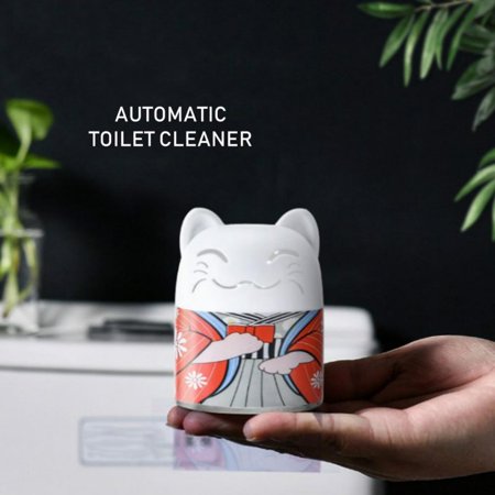 Shengshi Toilet Cleaner Magic Automatic Flush Toilet Cleaner Helper Blue Bubble Cleaning Deodorizes Bathroom Toilet Cleaner 1Pcs