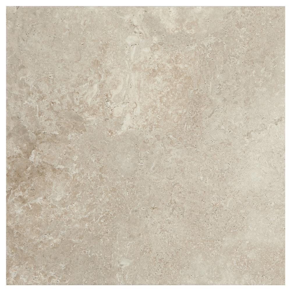 Shop American Olean American Olean Tranquil stone Warm Gray 12-in x 12-in Glazed Porcelain Stone Look Floor and Wall Tile