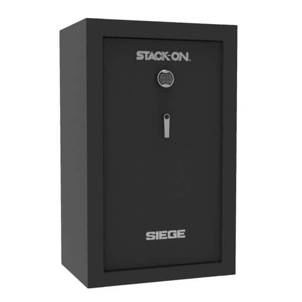 Siege 54-Gun Fireproof with Electronic Lock Gun Safe, Black