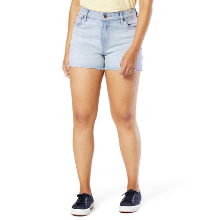 Signature by Levi Strauss & Co. Women's High Rise 3-inch Cut-Off Shorts