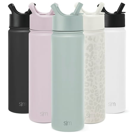 Simple Modern Summit Water Bottle Straw Lid Vacuum Insulated Stainless Steel Bottle | 22 fl oz