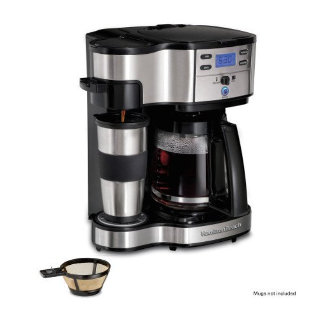 Single Serve Coffee Maker and Full 12 Cup Coffee Pot Two Way Coffee Maker new