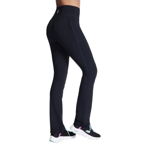 Skechers Women'S Go Walk High Waisted Joy Pant, Black, Large