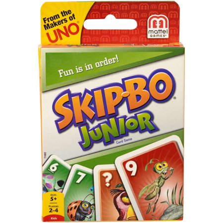 Skip-Bo Junior, Easy-to-Learn Kids Card Game for 5 Year-Olds and Up