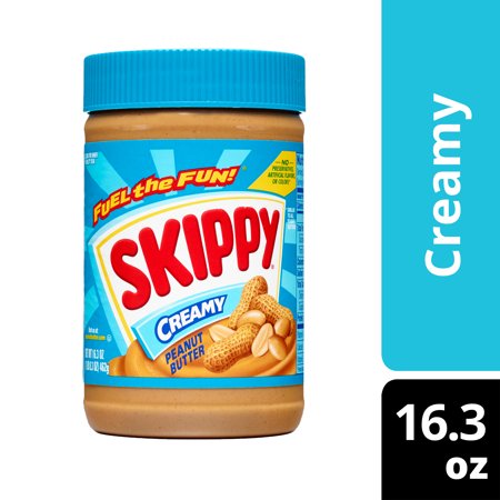 SKIPPY Peanut Butter, Creamy, 7 g protein per serving, 16.3 oz