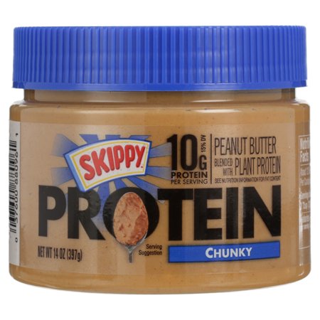 Skippy Protein Added Chunky peanut butter, 14oz