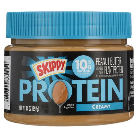 Skippy Protein Added Creamy peanut butter, 14oz