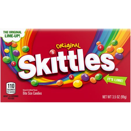 Skittles Original Chewy Candy Theater Box - 3.5 oz Box