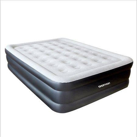 SKONYON Air Beds Mattresses Queen Size Air Bed with built-in Pump