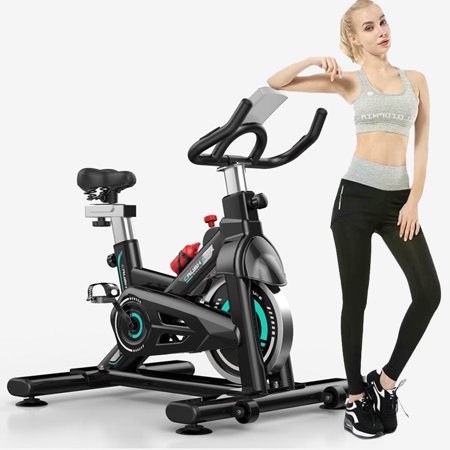 SKONYON Exercise Bike Indoor Cycling Bike Home Fitness Cardio Exercise with LCD Display
