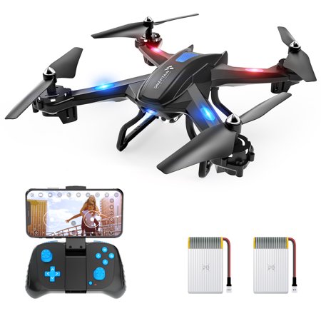 SNAPTAIN S5C WiFi FPV Drone with 720P HD Camera, Voice Control, Gesture Control RC Quadcopter for Beginners with Altitude Hold, RTF One Key Take Off/Landing, Compatible w/VR Headset