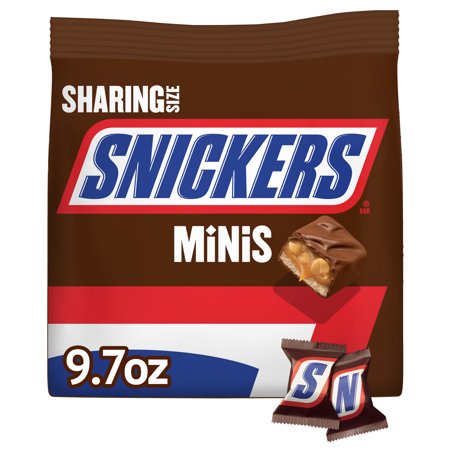 Snickers Mini Size Milk Chocolate Candy Bars - 9.7 oz Bag