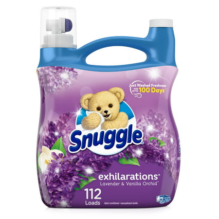 Snuggle Exhilarations Liquid Fabric Softener, Lavender & Vanilla Orchid, 96 Ounce, 112 Loads