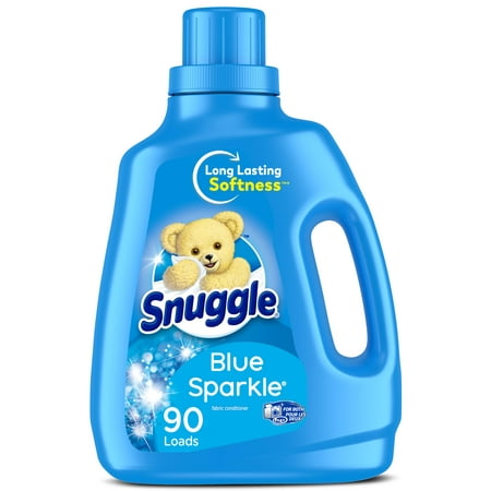 Snuggle Fabric Softener Liquid, Blue Sparkle, 75 Ounce, 90 Loads