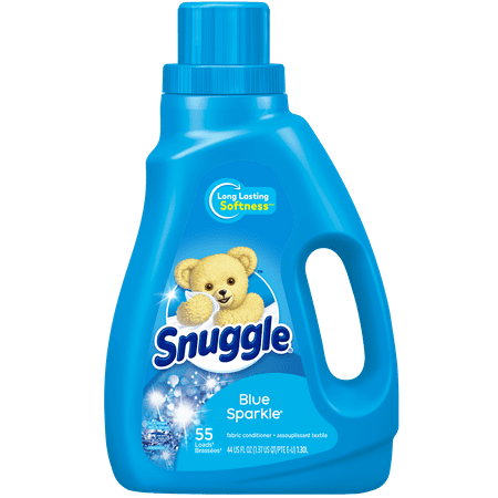 Snuggle Liquid Fabric Softener, Blue Sparkle, 44 Ounce, 55 Loads