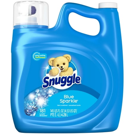 Snuggle Liquid Fabric Softener, Blue Sparkle, 145 ounce, 181 Loads