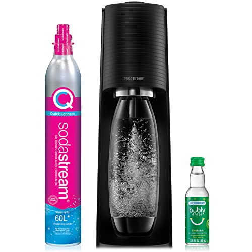 SodaStream Terra Sparkling Water Maker (Black) with CO2, DWS Bottle and Bubly Drop On Sale At Amazon.com