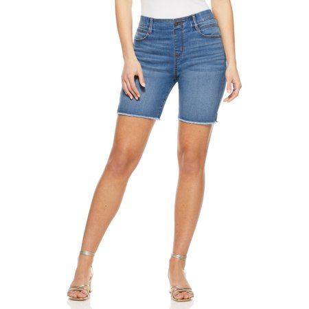 Sofia Jeans by Sofia Vergara Women's Lila Easy Mid-Rise Pull-On Shorts