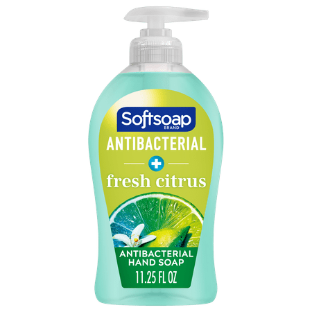 Softsoap Antibacterial Liquid Hand Soap, Fresh Citrus, 11.25 Oz