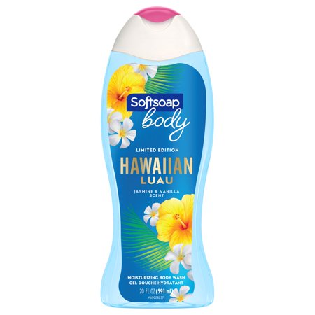 Softsoap Hawaiian Luau Body Wash, Moisturizing Body Wash, 20 Oz