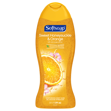 Softsoap Moisturizing Body Wash, Sweet Honeysuckle and Orange, 20 fl oz