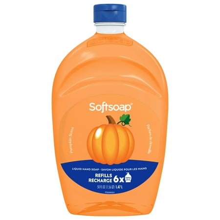 Softsoap Limited Edition Pumpkin Liquid Hand Soap, Kitchen or Bathroom Hand Soap, 50 oz Refill Bottle