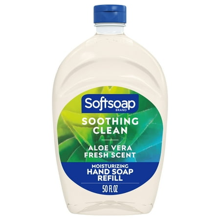 Softsoap Liquid Hand Soap Refill, Soothing Clean, Aloe Vera Fresh Scent - 50 Fluid Ounce