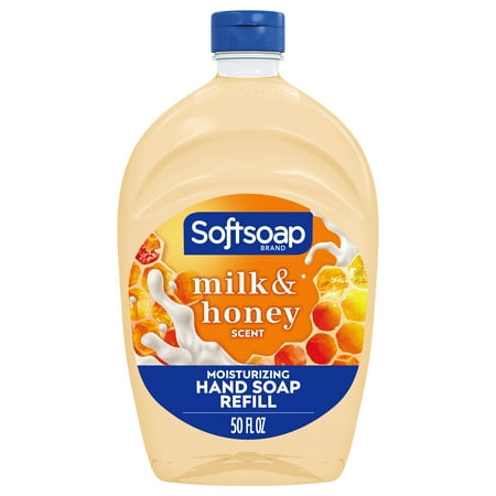 Softsoap Moisturizing Liquid Hand Soap Refill, Milk & Golden Honey - 50 Fluid Ounce