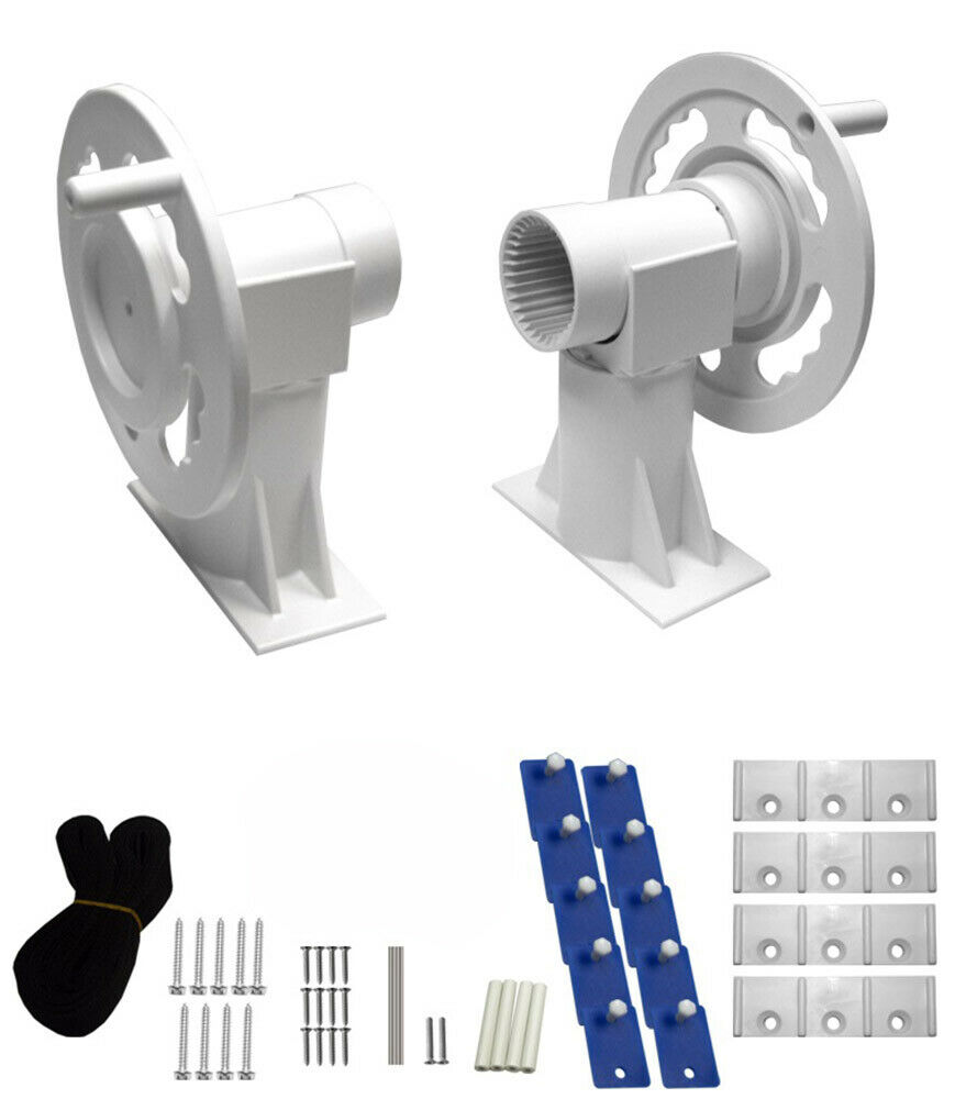 Solar Roller for Above-Ground Pool with hardware kit (tube not included)
