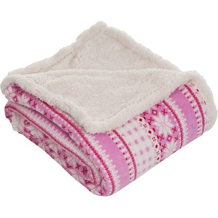 Somerset Home Throw Blanket, Fleece/Sherpa