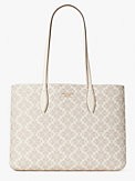 spade flower coated canvas all day large tote on Sale At Kate Spade New York