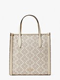 spade flower coated canvas rowan medium north south tote on Sale At Kate Spade New York