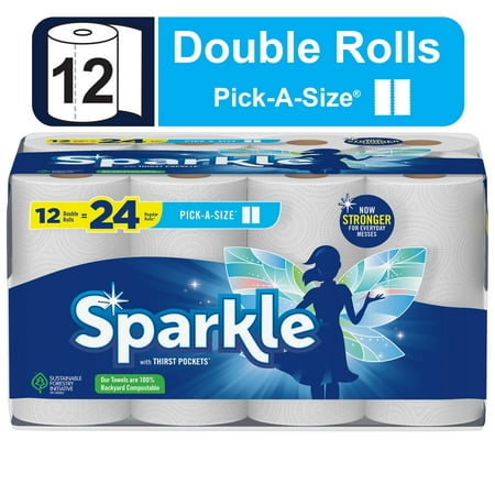Sparkle Pick-A-Size Paper Towels On Sale At WALMART