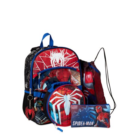 Spider-Man 5 Piece Backpack Set Price Drop! Great Back to School!!