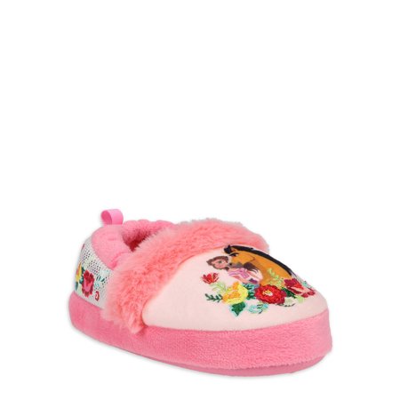 Spirit Toddler Girl's Embroidered Plush A-Line Slippers