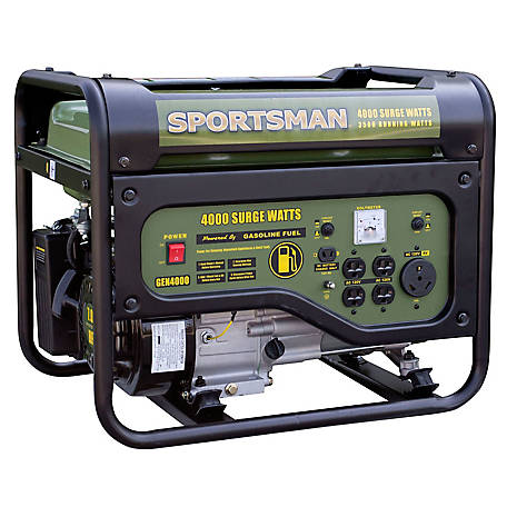 Sportsman 4,000/3,500-Watt Portable Gas Generator, GEN4000