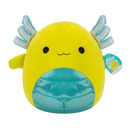 Squishmallows Official Kellytoy Plush 14" Althea The Axolotl With Blue Gills & Shimmer Belly - Ultrasoft Stuffed Animal Plush Toy
