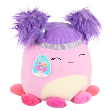 Squishmallows Official Kellytoy Squishdoo 14" Octopus Stuffed Animal with Purple Hair