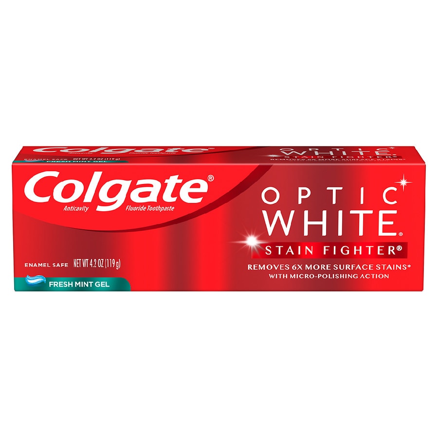 Stain Fighter Teeth Whitening Toothpaste Fresh Mint Gel4.2oz