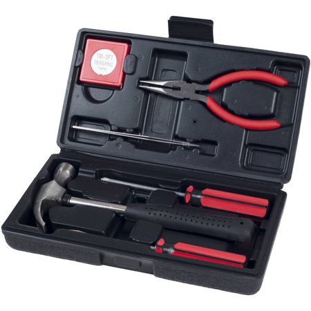 Stalwart Household Hand Tools, Tool Set - 6 Piece Tool Kit for the Home, Office, or Car