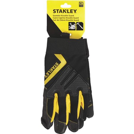 Stanley Men's XL Goatskin Leather Mechanic High Performance Glove S77604