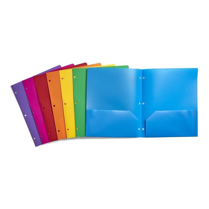 Staples 2-Pocket School Folder, Each (52819) on Sale At Staples