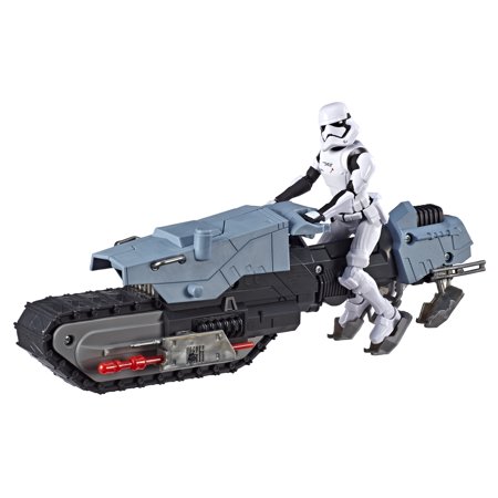 Star Wars Galaxy of Adventures First Order Driver and Treadspeeder Toy Action Figure Set