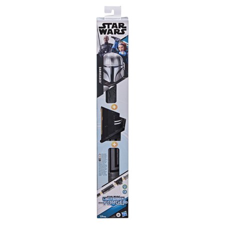 Star Wars Lightsaber Forge Darksaber Electronic Extendable Black Lightsaber Roleplay Toy