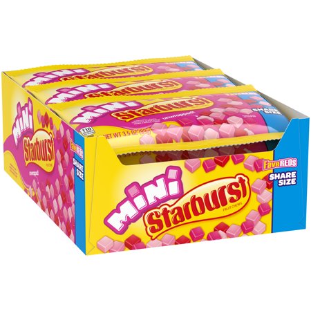 Starburst FaveRED's Minis Fruit Chews Candy, 3.5 Ounce (Pack of 15)