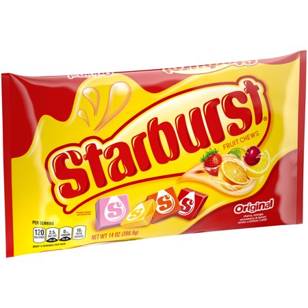 Starburst, Original Fruit Chews Candy, 14 Ounce